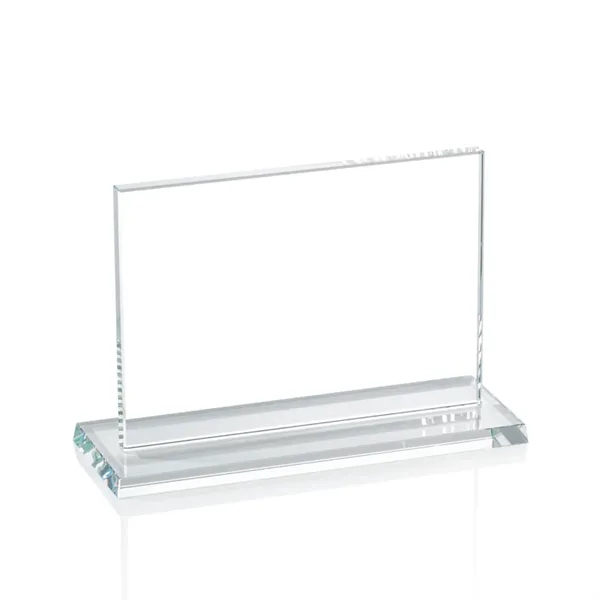 Horizontal starfire award with 5/8" thickness.... from ASI 84592 St Regis Group / Prestige Glass
