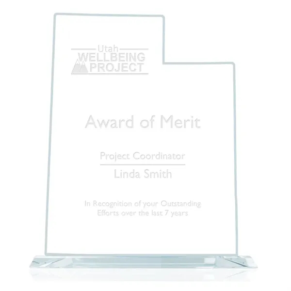 The States of America, each faithfully reproduced in aquashaped jade glass... from ASI 84592 St Regis Group / Prestige Glass