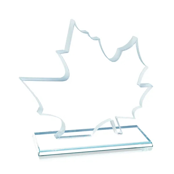Starfire leaf design award, 3/8" thick.... from ASI 84592 St Regis Group / Prestige Glass