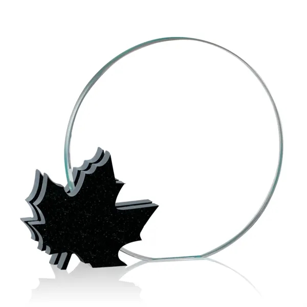 7" leaf starfire/granite award.... from ASI 84592 St Regis Group / Prestige Glass