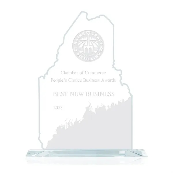 The States of America, each faithfully reproduced in aquashaped jade glass... from ASI 84592 St Regis Group / Prestige Glass