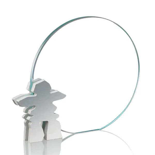 Inukshuk Starfire/Aluminum Award, 5".... from ASI 84592 St Regis Group / Prestige Glass