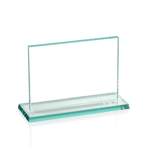 Horizontal jade award with 3/8" and 5/8" thickness... from ASI 84592 St Regis Group / Prestige Glass