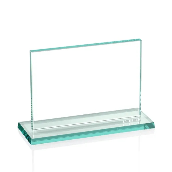 Horizontal jade award with 3/8" and 5/8" thickness... from ASI 84592 St Regis Group / Prestige Glass