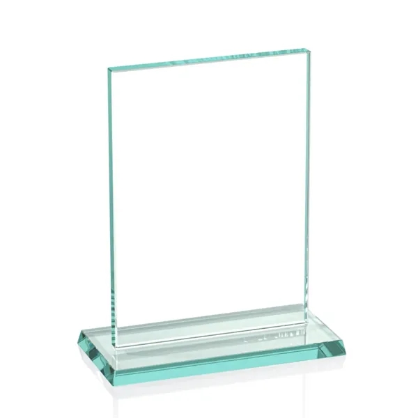 Horizontal jade award with 3/8" and 5/8" thickness... from ASI 84592 St Regis Group / Prestige Glass