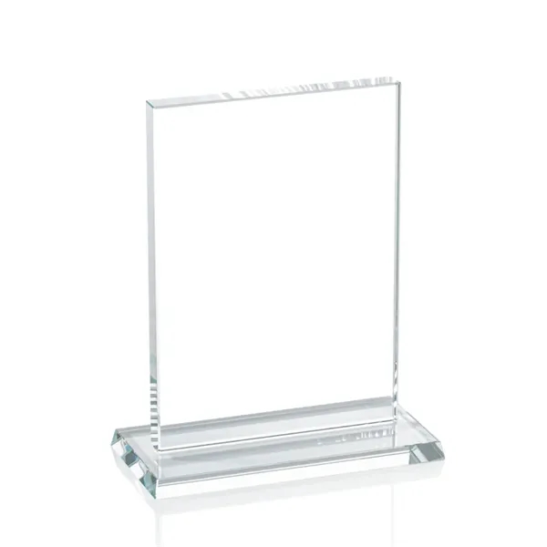 The Algoma in 5/8" thick starfire crystal is a flat-edged rectangle... from ASI 84592 St Regis Group / Prestige Glass