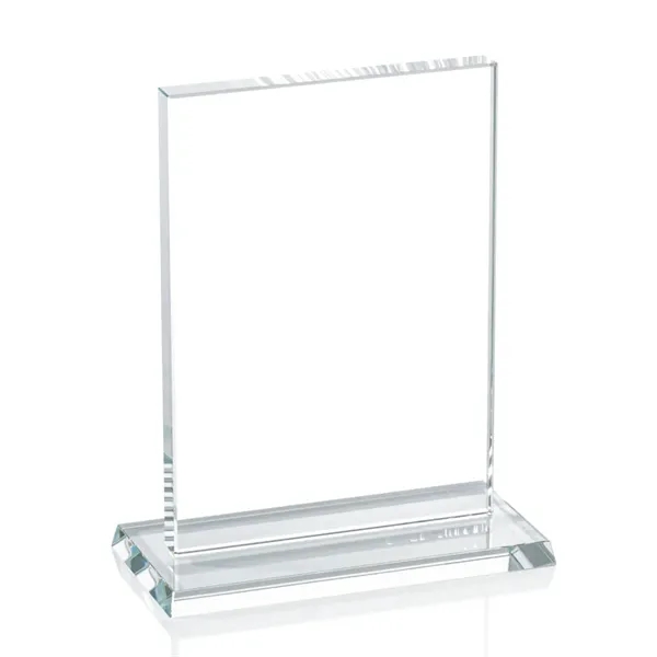 The Algoma in 5/8" thick starfire crystal is a flat-edged rectangle... from ASI 84592 St Regis Group / Prestige Glass