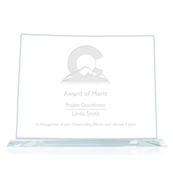 The States of America, each faithfully reproduced in aquashaped jade glass... from ASI 84592 St Regis Group / Prestige Glass