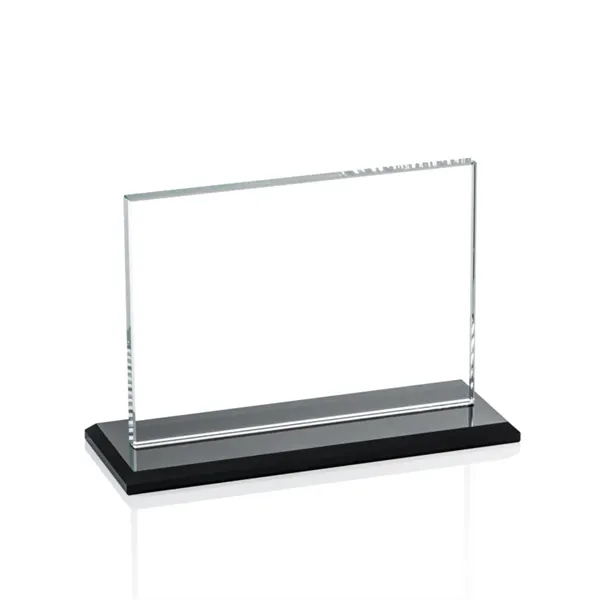 The Algoma in 3/8" starfire glass is a flat-edged rectangle on... from ASI 84592 St Regis Group / Prestige Glass