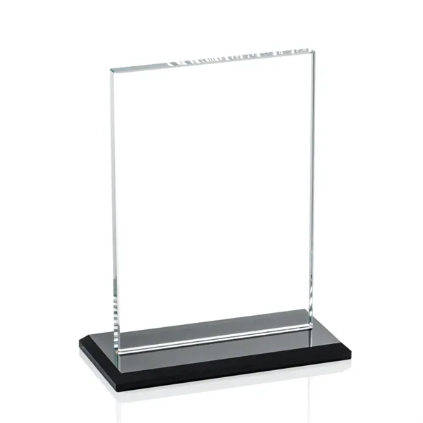 The Algoma in 3/8" starfire glass is a flat-edged rectangle on... from ASI 84592 St Regis Group / Prestige Glass