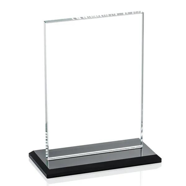 The Algoma in 3/8" starfire glass is a flat-edged rectangle on... from ASI 84592 St Regis Group / Prestige Glass