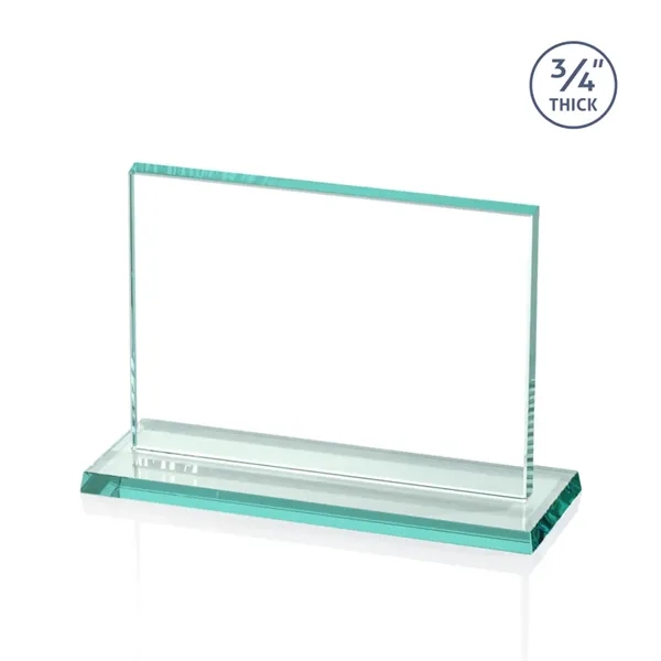 The Algoma in 3/4" jade glass is a flat-edged rectangle on... from ASI 84592 St Regis Group / Prestige Glass