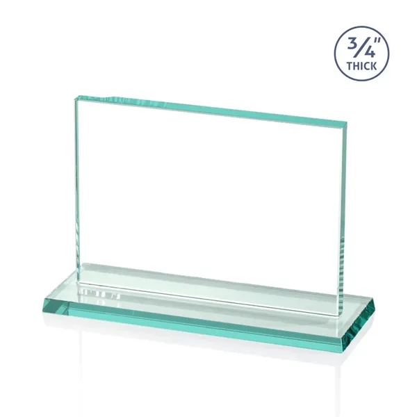 The Algoma in 3/4" jade glass is a flat-edged rectangle on... from ASI 84592 St Regis Group / Prestige Glass