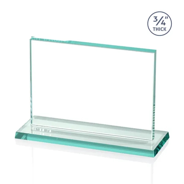 The Algoma in 3/4" jade glass is a flat-edged rectangle on... from ASI 84592 St Regis Group / Prestige Glass