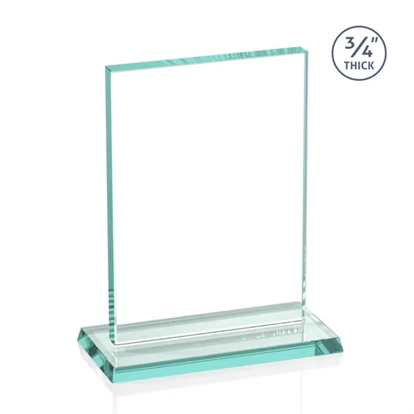 The Algoma in 3/4" jade glass is a flat-edged rectangle on... from ASI 84592 St Regis Group / Prestige Glass