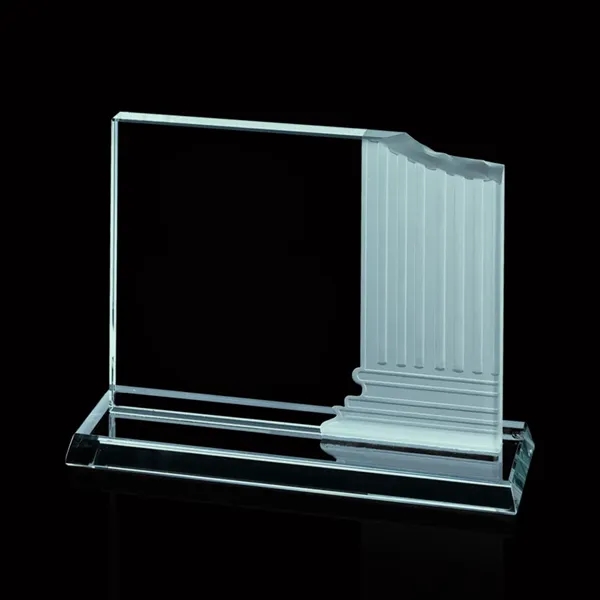 Carved pillar starfire award.... from ASI 84592 St Regis Group / Prestige Glass