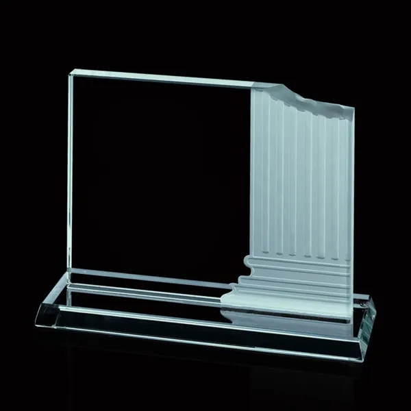 Carved pillar starfire award.... from ASI 84592 St Regis Group / Prestige Glass