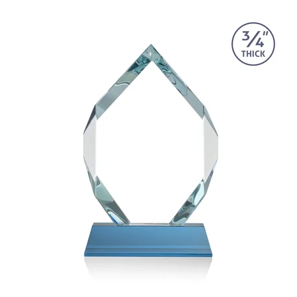 Starfire diamond shape award on a tall tapered Optical Base.... from ASI 84592 St Regis Group / St Regis