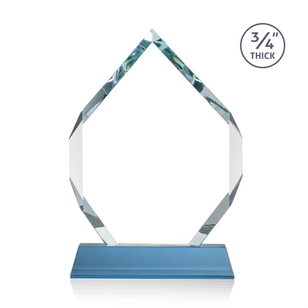 Starfire diamond shape award on a tall tapered Optical Base.... from ASI 84592 St Regis Group / St Regis