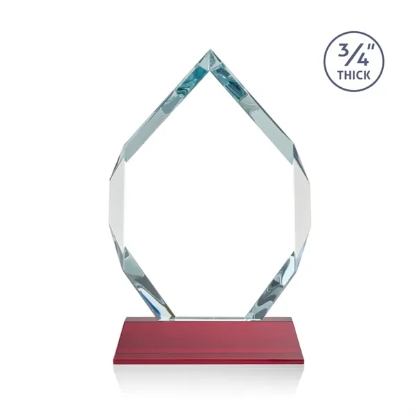 Starfire diamond shape award on a tall tapered Optical Base.... from ASI 84592 St Regis Group / St Regis