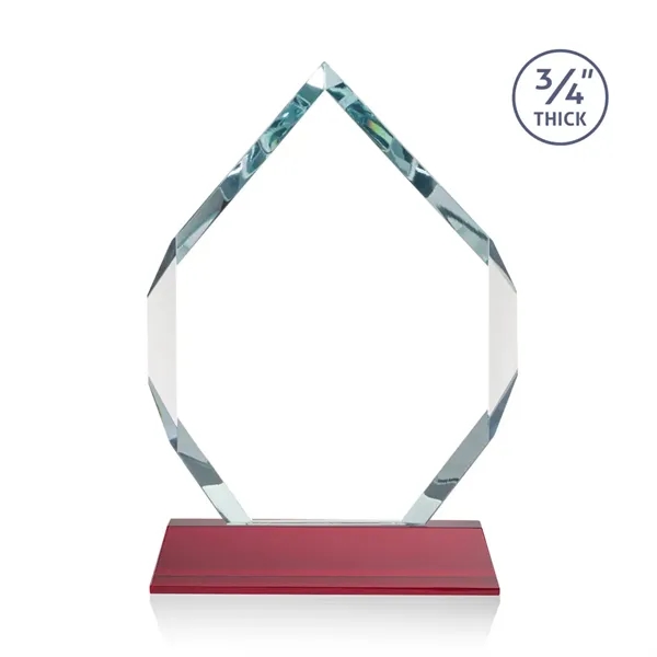 Starfire diamond shape award on a tall tapered Optical Base.... from ASI 84592 St Regis Group / St Regis