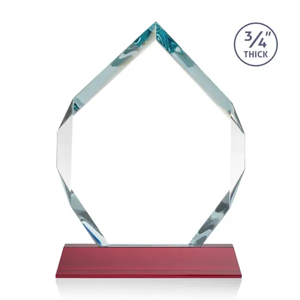 Starfire diamond shape award on a tall tapered Optical Base.... from ASI 84592 St Regis Group / St Regis