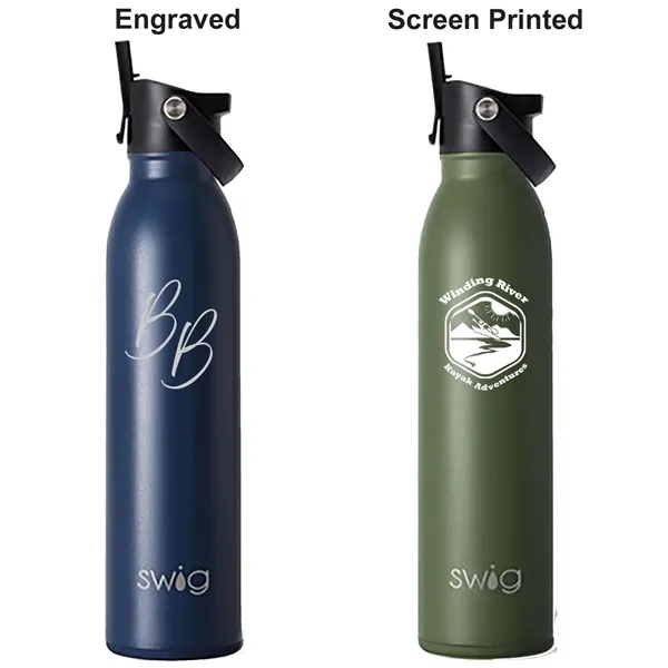20 oz. slim stainless-steel tumbler with easy carry handle and inner... from ASI 58805 HPC Global
