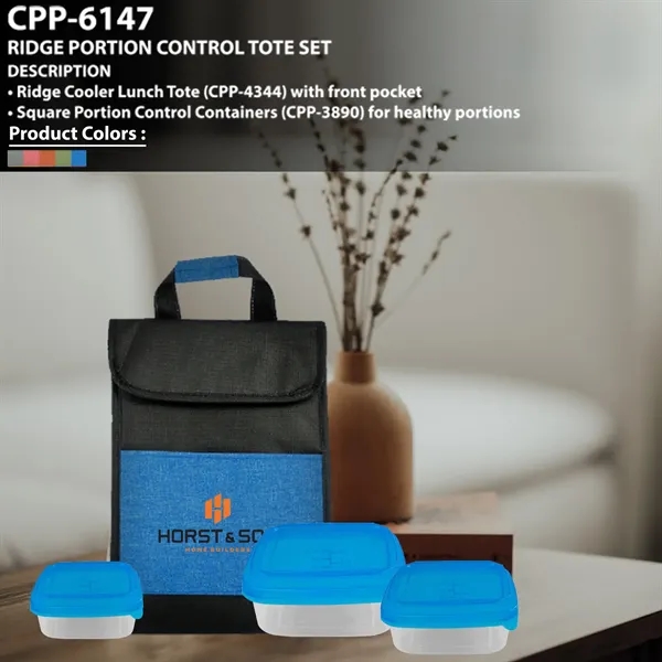 Ridge Portion Control Tote Set... from ASI 30208 A P Specialties / AP Specialties