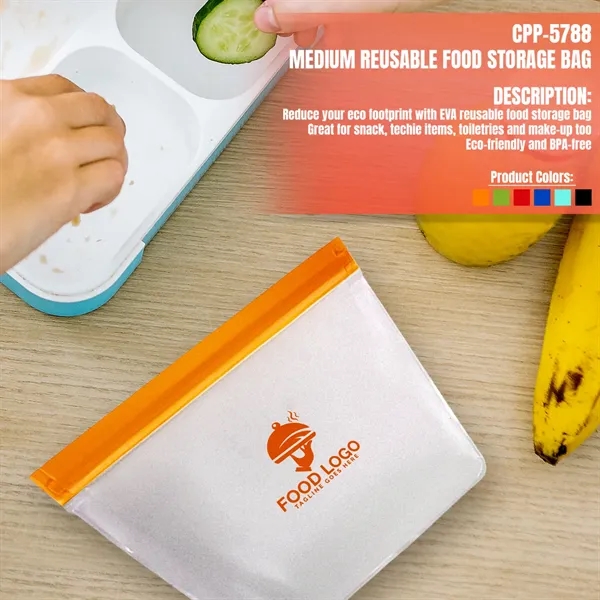 Medium Reusable Food Storage Bag... from ASI 30208 A P Specialties