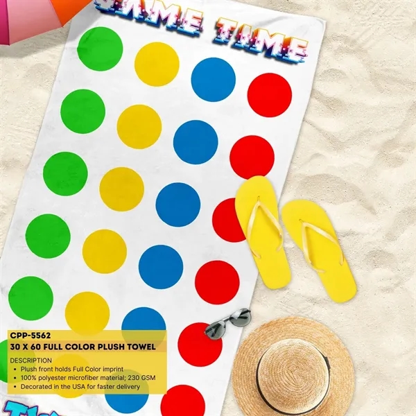 30 X 60 FULL COLOR TOWEL... from ASI 30208 A P Specialties / AP Specialties