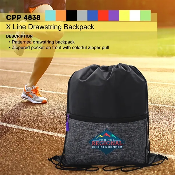 X Line Drawstring Backpack... from ASI 30208 A P Specialties / AP Specialties