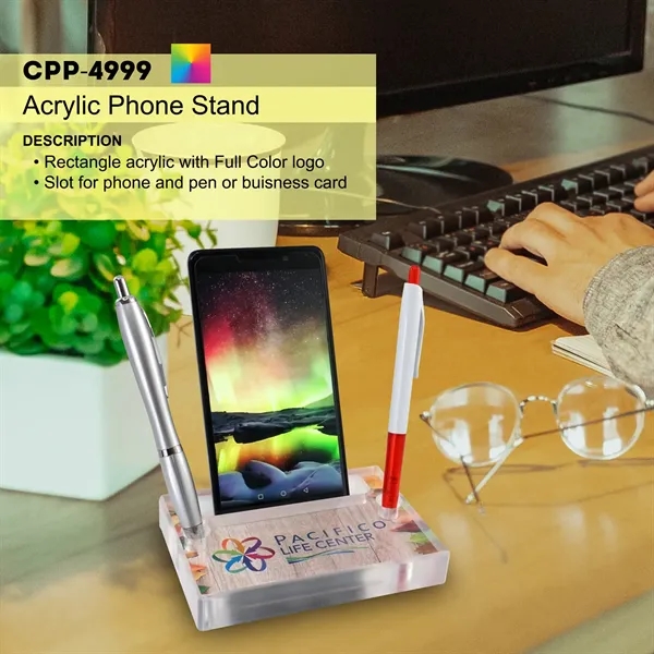 Acrylic Phone Stand... from ASI 30208 A P Specialties / AP Specialties