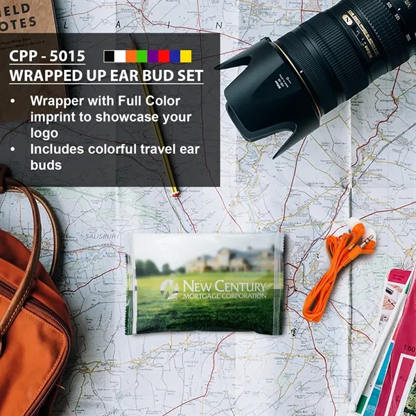 Twist Wrapped Up Ear Bud Set... from ASI 30208 A P Specialties / AP Specialties