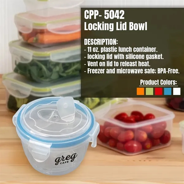 LOCKING LID BOWL... from ASI 30208 A P Specialties / AP Specialties