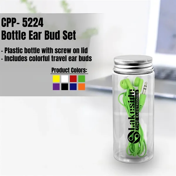 Bottle Ear Bud Set... from ASI 30208 A P Specialties / AP Specialties