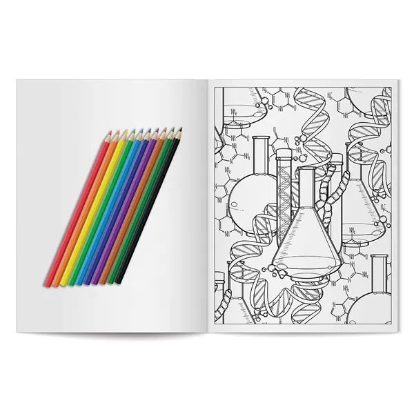Stress Reliever: Combo Adult Coloring and Puzzle Book with a 10... from ASI 45815 Coloring Book Solutions / Coloring Book Solutions™ LivRite