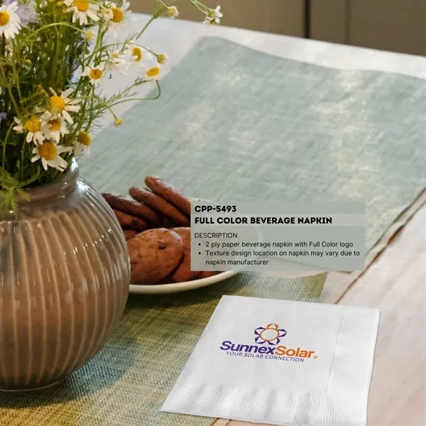 Full Color Fiesta Beverage Napkin... from ASI 30208 A P Specialties / AP Specialties