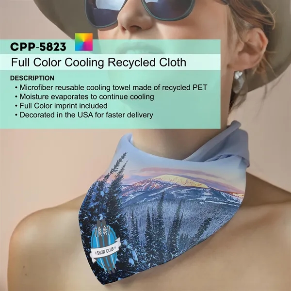 Full Color Cooling Recycled Cloth... from ASI 30208 A P Specialties / AP Specialties