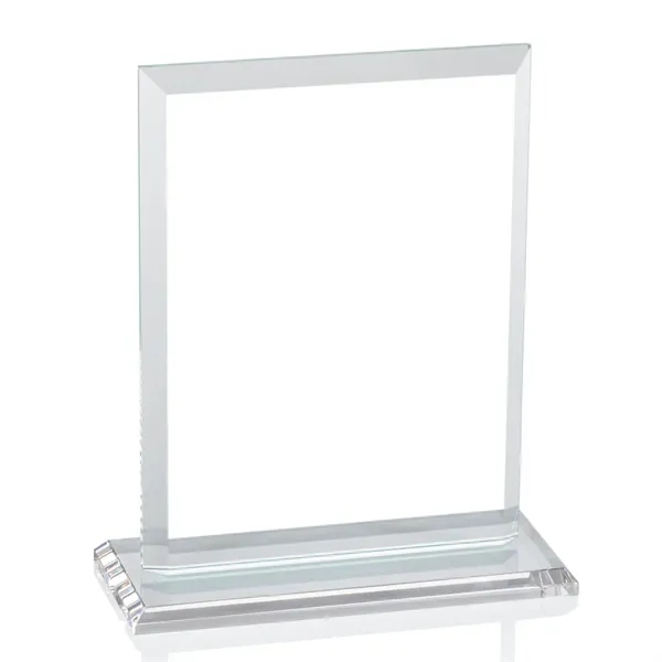 Our extraordinary beveled Starfire rectangle award is combined with optical crystal... from ASI 84592 St Regis Group / St Regis