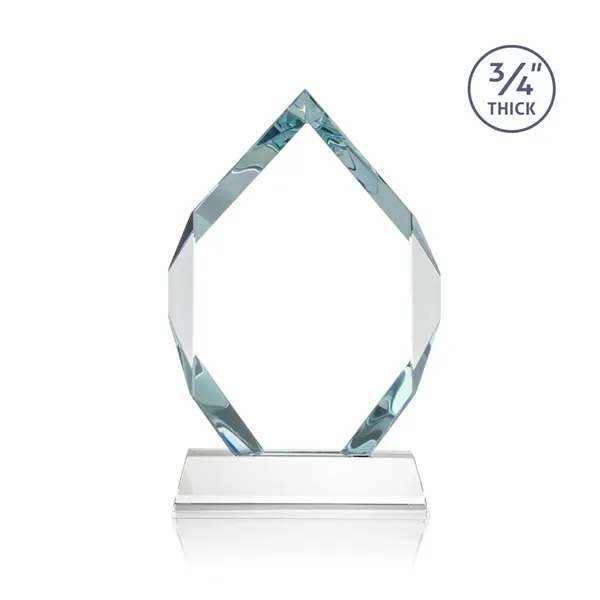 Starfire diamond shape award on a tall tapered Optical Base.... from ASI 84592 St Regis Group / St Regis
