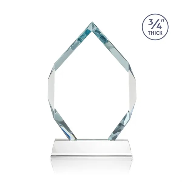 Starfire diamond shape award on a tall tapered Optical Base.... from ASI 84592 St Regis Group / St Regis