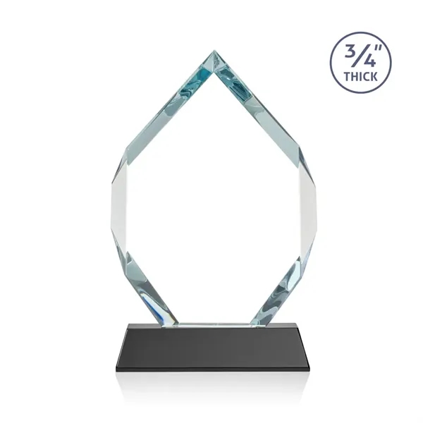 Starfire diamond shape award on a tall tapered Optical Base.... from ASI 84592 St Regis Group / St Regis