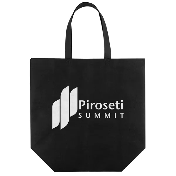 Economical non-woven Value budget tote, Heat sealed handles... from ASI 37940 Bag Makers Inc