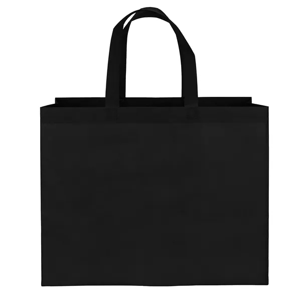 Economical non-woven Value budget tote, Heat sealed handles... from ASI 37940 Bag Makers Inc