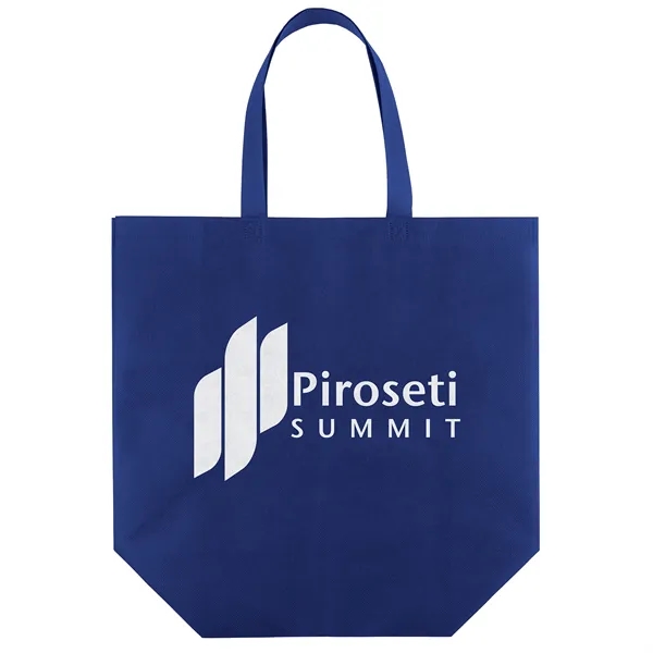 Economical non-woven Value budget tote, Heat sealed handles... from ASI 37940 Bag Makers Inc