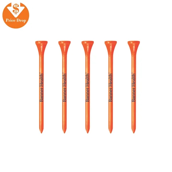 Set of 5 golf tees, each  measuring 3 1/4" and... from ASI 57653 Gold Bond