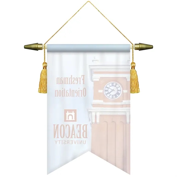 7" x 10" Custom Digitally Printed Podium Banner Angle Cut without... from ASI 80228 Quinn