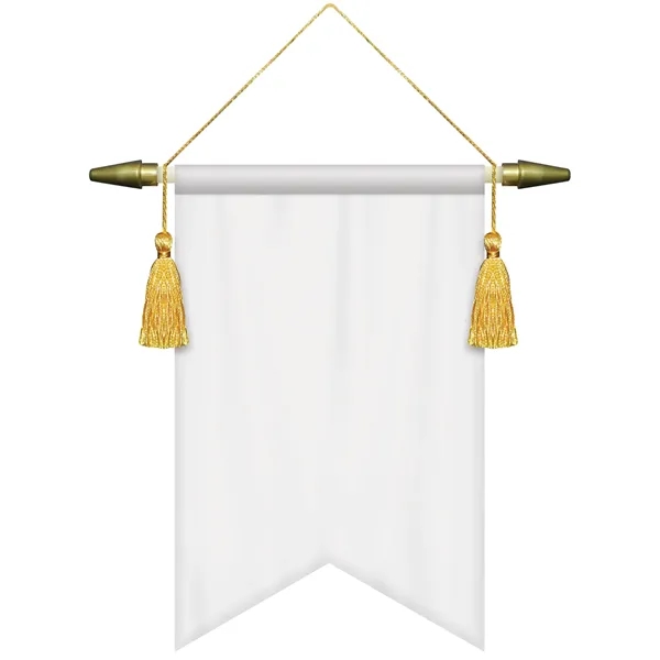 7" x 10" Custom Digitally Printed Podium Banner Angle Cut without... from ASI 80228 Quinn