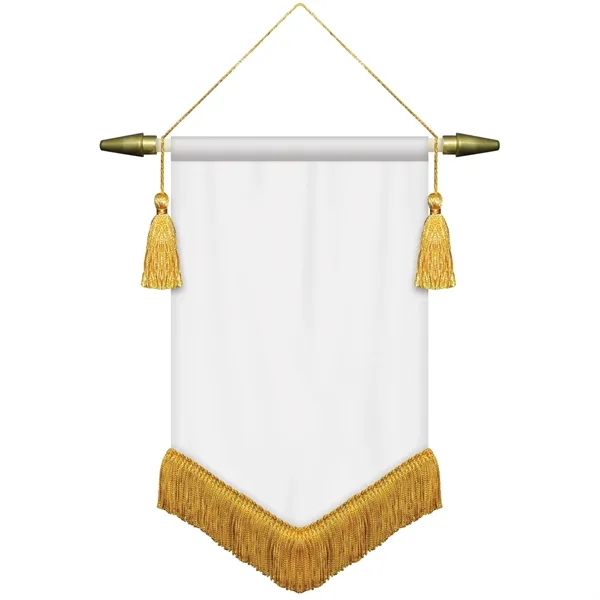 7" x 10" Custom Digitally Printed Podium Banner V Bottom with... from ASI 80228 Quinn