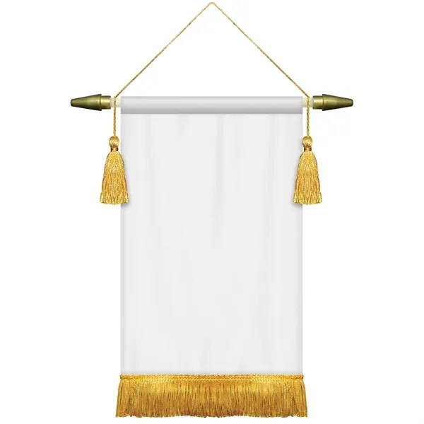 7" x 10" Custom Digitally Printed Podium Banner Straight Bottom with... from ASI 80228 Quinn